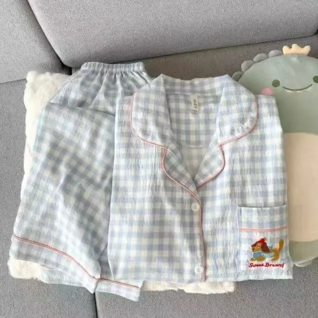 Source Factory Cloud Cotton Pajamas for Girls Sweet Style Autumn Long-Sleeve Long-Pants Loungewear · Wholesale · OEM · Worldwide Shipping - Detail 19