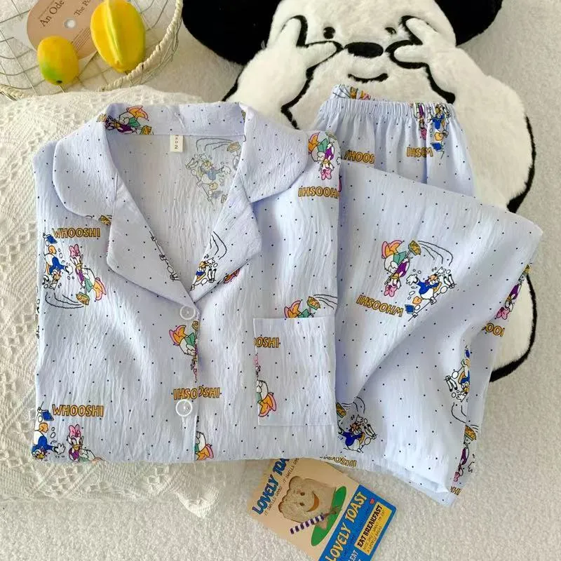 Source Factory Cloud Cotton Pajamas for Girls Sweet Style Autumn Long-Sleeve Long-Pants Loungewear · Wholesale · OEM · Worldwide Shipping - Detail 11