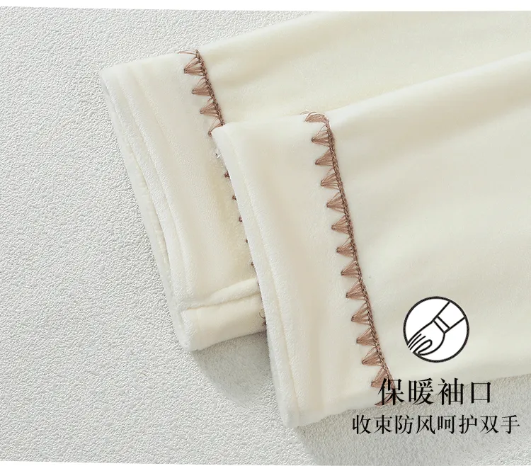 Couple's 280g Island Fleece Double Pocket Online Price Control Not Lower Than 99.9 Yuan · Wholesale · OEM · Worldwide Shipping - Detail 16
