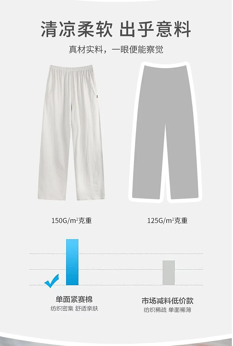 メンズ無地スラックス長ズボン7A抗菌コットン時代長ズボン秋新作純綿アウター可 · 卸売 · OEM · 世界へ発送 - Detail 35