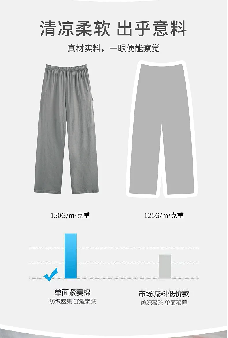 メンズ無地スラックス長ズボン7A抗菌コットン時代長ズボン秋新作純綿アウター可 · 卸売 · OEM · 世界へ発送 - Detail 18