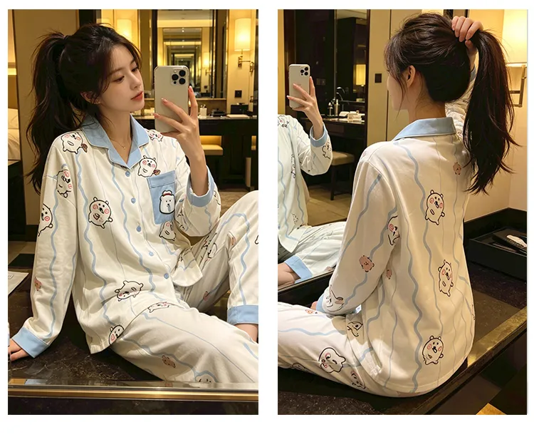 Yidiemeng Winter New German Velvet Plus Size Parent-Child Men Women Set Cartoon Sweet Comfortable Homewear Wearable Outside · Wholesale · OEM · Worldwide Shipping - Detail 17
