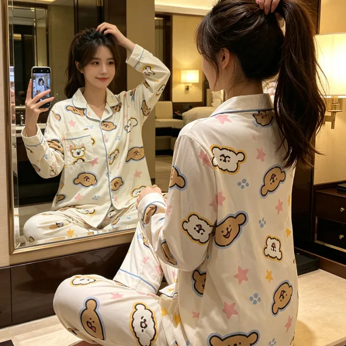 Yidiemeng Winter New German Velvet Plus Size Parent-Child Men Women Set Cartoon Sweet Comfortable Homewear Wearable Outside · Wholesale · OEM · Worldwide Shipping - Detail 5