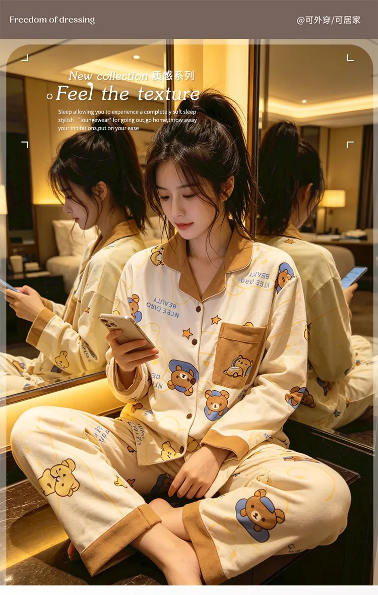 Yidiemeng Winter New German Velvet Plus Size Parent-Child Men Women Set Cartoon Sweet Comfortable Homewear Wearable Outside · Wholesale · OEM · Worldwide Shipping - Detail 7