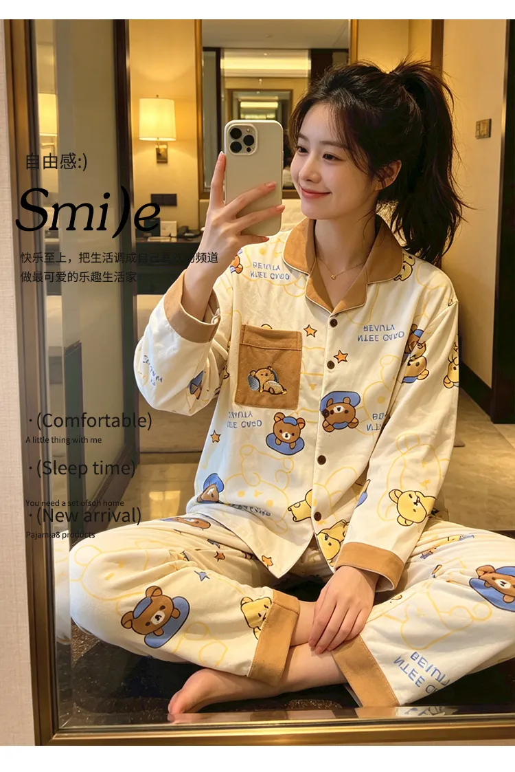 Yidiemeng Winter New German Velvet Plus Size Parent-Child Men Women Set Cartoon Sweet Comfortable Homewear Wearable Outside · Wholesale · OEM · Worldwide Shipping - Detail 12