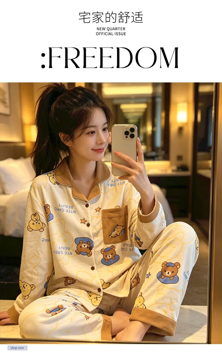 Yidiemeng Winter New German Velvet Plus Size Parent-Child Men Women Set Cartoon Sweet Comfortable Homewear Wearable Outside · Wholesale · OEM · Worldwide Shipping - Detail 13